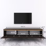 Hanah Home Soporte para TV D1 - 1009 Negro y Nogal
